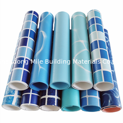 PVC material wateroofing liner,ASTM, ISO, CE,SGS, different colors and patterns, SPA, Villa pool