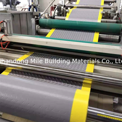 Polyester felt reinforced light ivory waterproofing TPO membrane