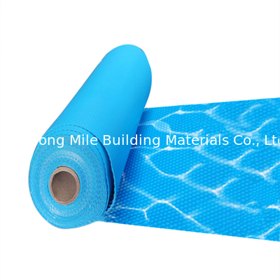 Blue mosaic Heating Weldable polyvinyl chloride pvc swimming pool liner, non-slip waterproof membrane