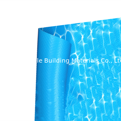 Blue mosaic Heating Weldable polyvinyl chloride pvc swimming pool liner, non-slip waterproof membrane