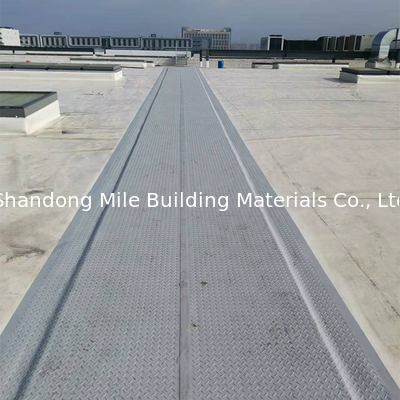 All Gray TPO Walkway Board for Airport Anti-slip Waterproofing TPO Membrane