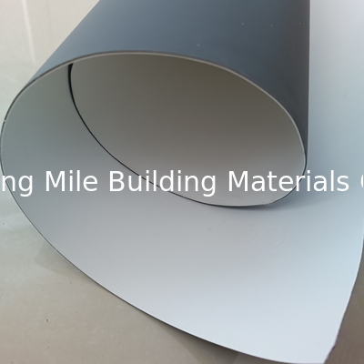 PVC waterproof membrane anti-uv grey pvc heating weldable waterproof membrane