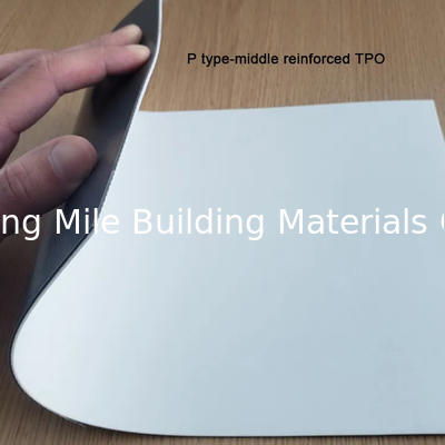 1.5mm Thickness Reinforced With FabricTPO Roofing Waterproof Membrane ASTM Certificate