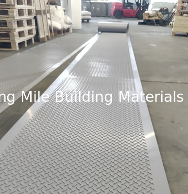 All Gray TPO Walkway Board for Airport Anti-slip Waterproofing TPO Membrane