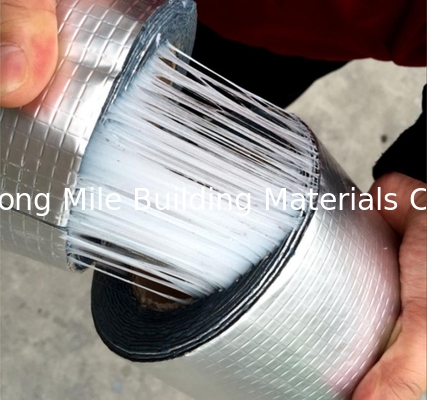 Sealing Waterproof Aluminum Foil surface Self-Adhesive Butyl Tape for various board joints and roof repair