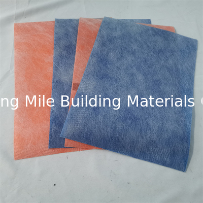 Antifracture PP PE Membrane 0.5mm 0.6mm Fleece Waterprofing Liner For Washer Room Wall And Floor