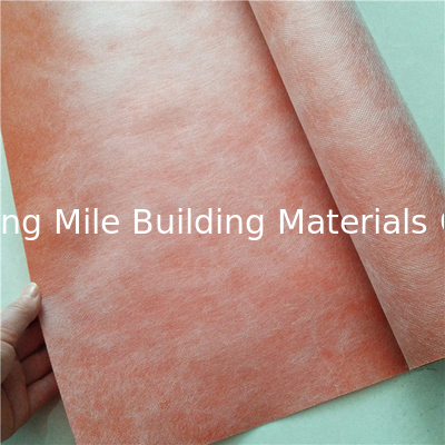 Good quality Light Weight 0.5mm 0.6mm Fleece Membrane Waterproof Fabric For Floor  Wall Tile Adhesive with Cheap Price