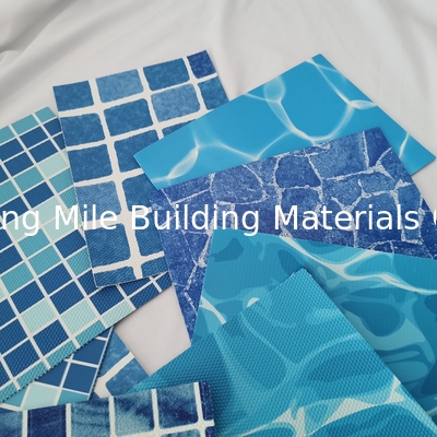Manufacturer Plastic Product PVC Film Anti-Slip Mosaic Color PVC Swimming Pool Liner