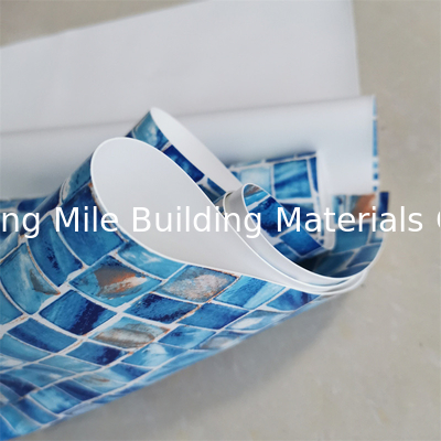 Manufacturer Plastic Product PVC Film Anti-Slip Mosaic Color PVC Swimming Pool Liner