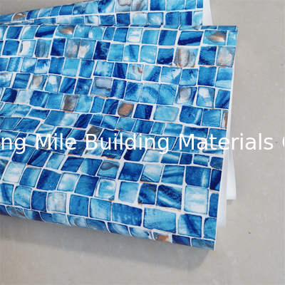Manufacturer Plastic Product PVC Film Anti-Slip Mosaic Color PVC Swimming Pool Liner