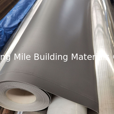 Anti-UV Polyester Reinforced PVC Bi-color Roof China Factory Waterproofing Membrane