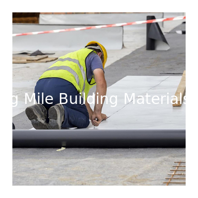 60 Mil High Polymer Waterproofing PVC Membrane for Roof Liner