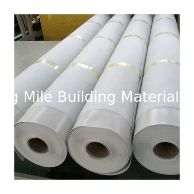 Fabric Backing PVC Roofing Membrane Reinforced with Fiberglass for Roof Waterproofing