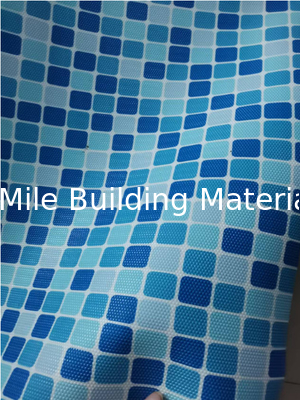 Manufacturer Plastic Product PVC Film Anti-Slip Mosaic Color PVC Swimming Pool Liner
