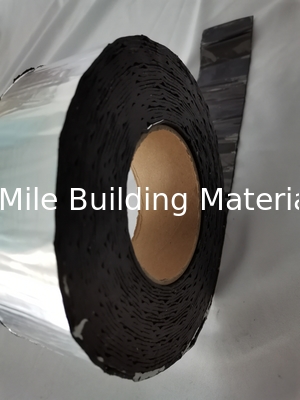 Roofing Material Non Reflective Gun Grey Aluminum Foil Self Adhesive Bitumen Flashing Tape for Window Joint Repair