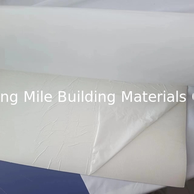 Processing Weld Epdm Rubber Self-adhesive Building Waterproof Materials Roofing Membrane Rolls