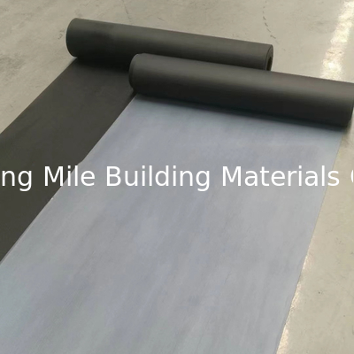 Flexibility Elongation UV Resistance Black self adhesive EPDM Rubber Roofing Waterproof Membrane