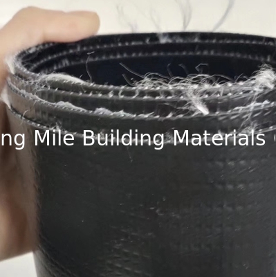 Flexibility Elongation UV Resistance Black self adhesive EPDM Rubber Roofing Waterproof Membrane
