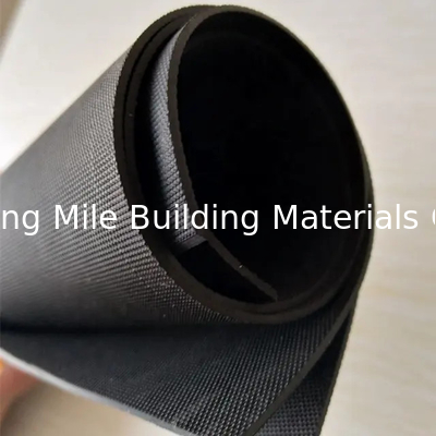 Flexibility Elongation UV Resistance Black self adhesive EPDM Rubber Roofing Waterproof Membrane