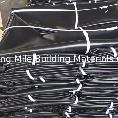 Flexibility Elongation UV Resistance Black self adhesive EPDM Rubber Roofing Waterproof Membrane
