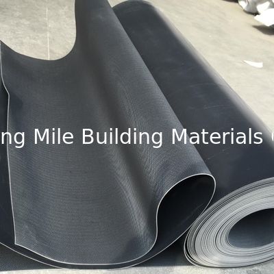 Flexibility Elongation UV Resistance Black self adhesive EPDM Rubber Roofing Waterproof Membrane