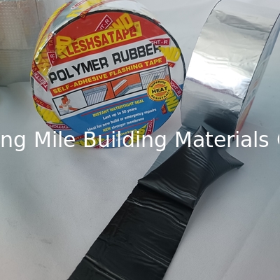Super Strong Polymer Rubber Self Adhesive Tape Aluminum Foil Tape For Roof sealing and Waterproofing