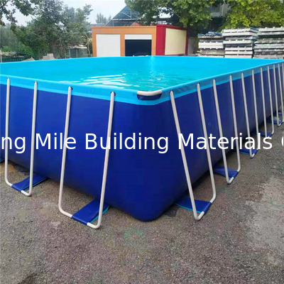 Metal Frame Outdoor Children's Ground Pool above Ground Steel and PVC Material for Kids