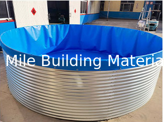 Can be customized Galvanized sheet support swimming pool Outdoor Children's Ground Pool above Ground Steel and PVC Material for Kids