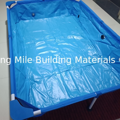 Above ground metal frame rectangular outdoor family swimming pool