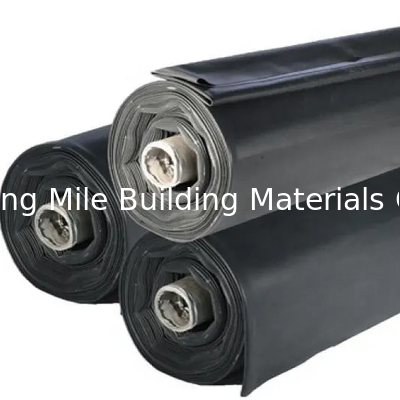 black white rubber EPDM roofing membrane 45mil membrane fish farm impermeable pond liners
