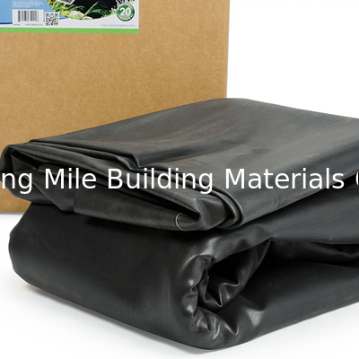 black white rubber EPDM roofing membrane 45mil membrane fish farm impermeable pond liners