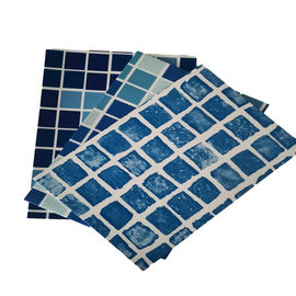Uv Resistant Blue mosaic PVC Swimming Pool Liner for above ground pools