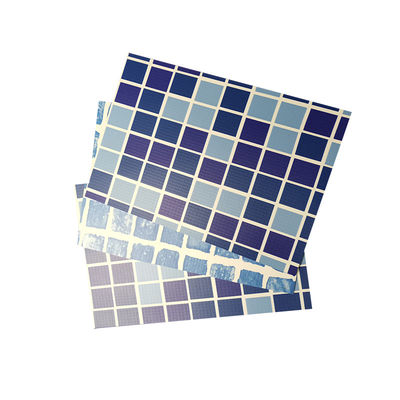 Anti-uv Reinforced With Fabric Blue Mosaic pvc swimming pool liner