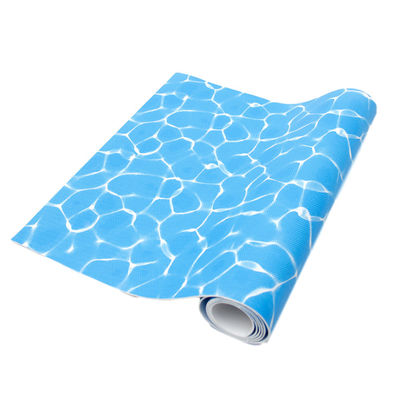 Reinforced with fabric Anti-Microorganisms polyvinyl chloride Blue Mosaic pvc swimming pool liner