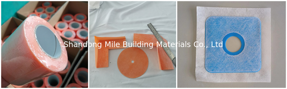 Waterproofing fleece Bandage Tapes Corners and Pipe Collars for Wetroom Bathroom Kitchen Washer Room