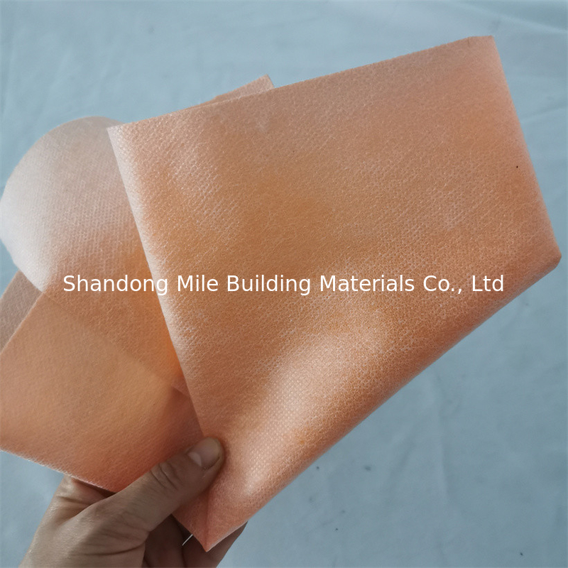 Good quality Light Weight 0.5mm 0.6mm Fleece Membrane Waterproof Fabric For Floor  Wall Tile Adhesive with Cheap Price