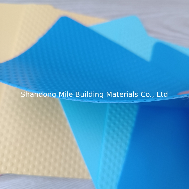 PVC Pure Blue Tarpaulin Fabric Pond Liner Swim Pool Liner For Inground Swimming Pool