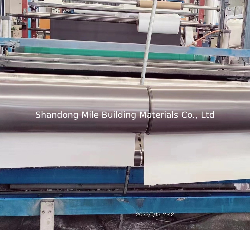 High Quality 60 mil TPO Flat Roofing Waterproof Membrane 1.2mm PVC Plastic Roll for Building Application