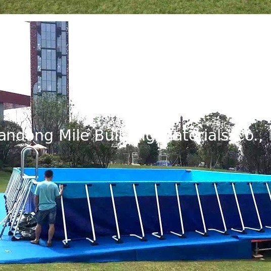 Metal Frame Outdoor Children's Ground Pool above Ground Steel and PVC Material for Kids