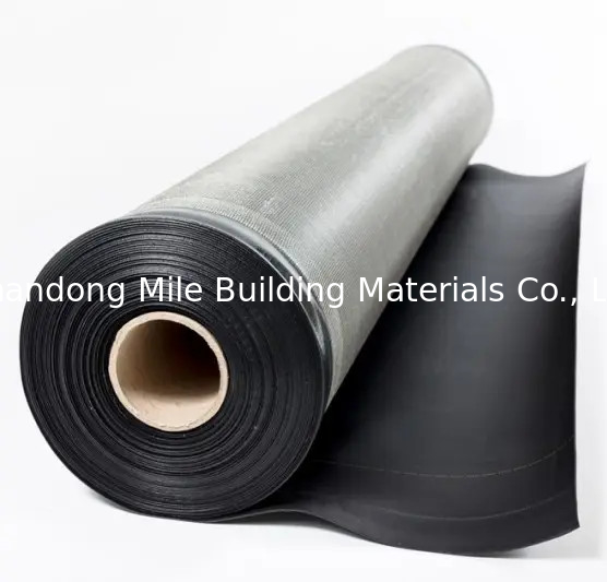 Black White Anti-aging fire resistance self adhesive Formula vulcanized epdm rubber concrete wood terrace roof membrane
